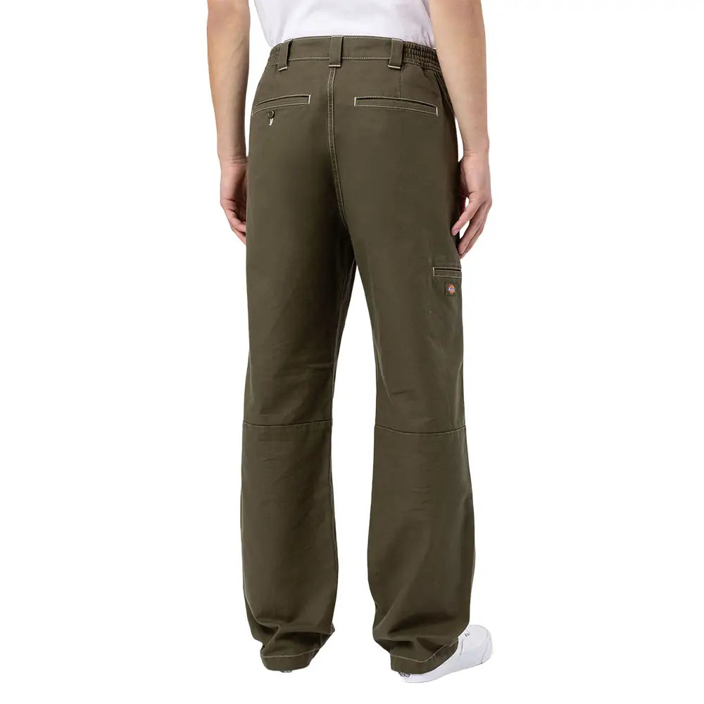 DICKIES FLORALA PANT MILITARY GR DK0A4XZGMGR1-MIL GR