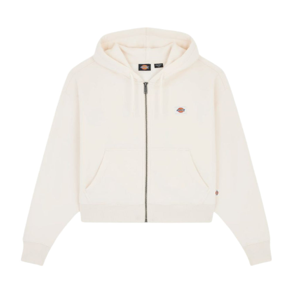 DICKIES Oakport Zip Hoodie White DK0A4Y1ZECR1