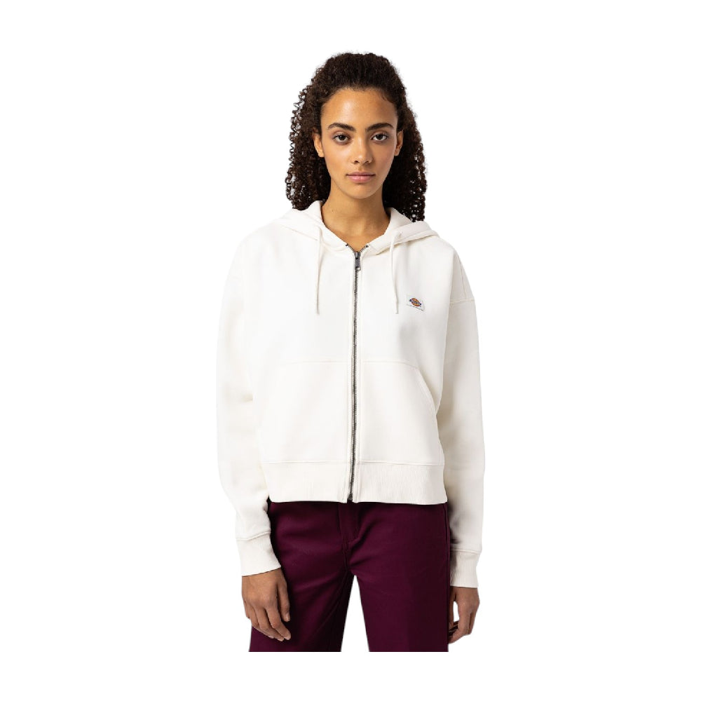 DICKIES Oakport Zip Hoodie White DK0A4Y1ZECR1