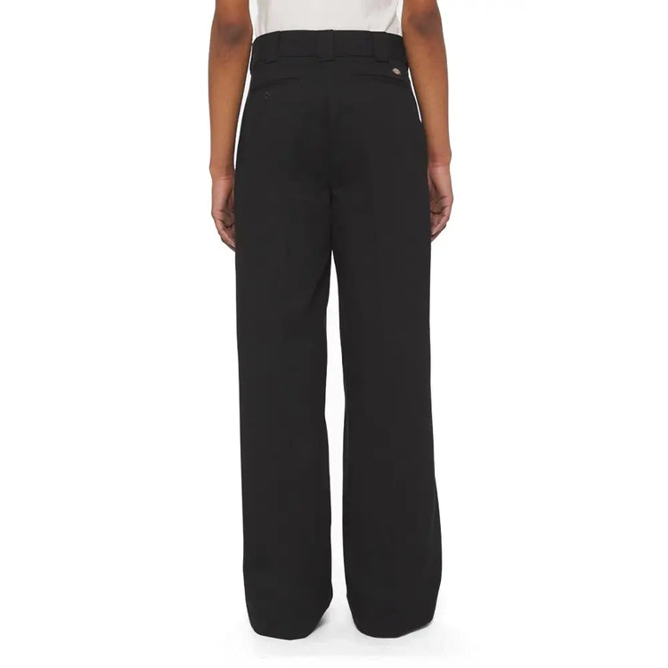 DICKIES Wide Leg Work Pant Black DK0A4YSEBLK1