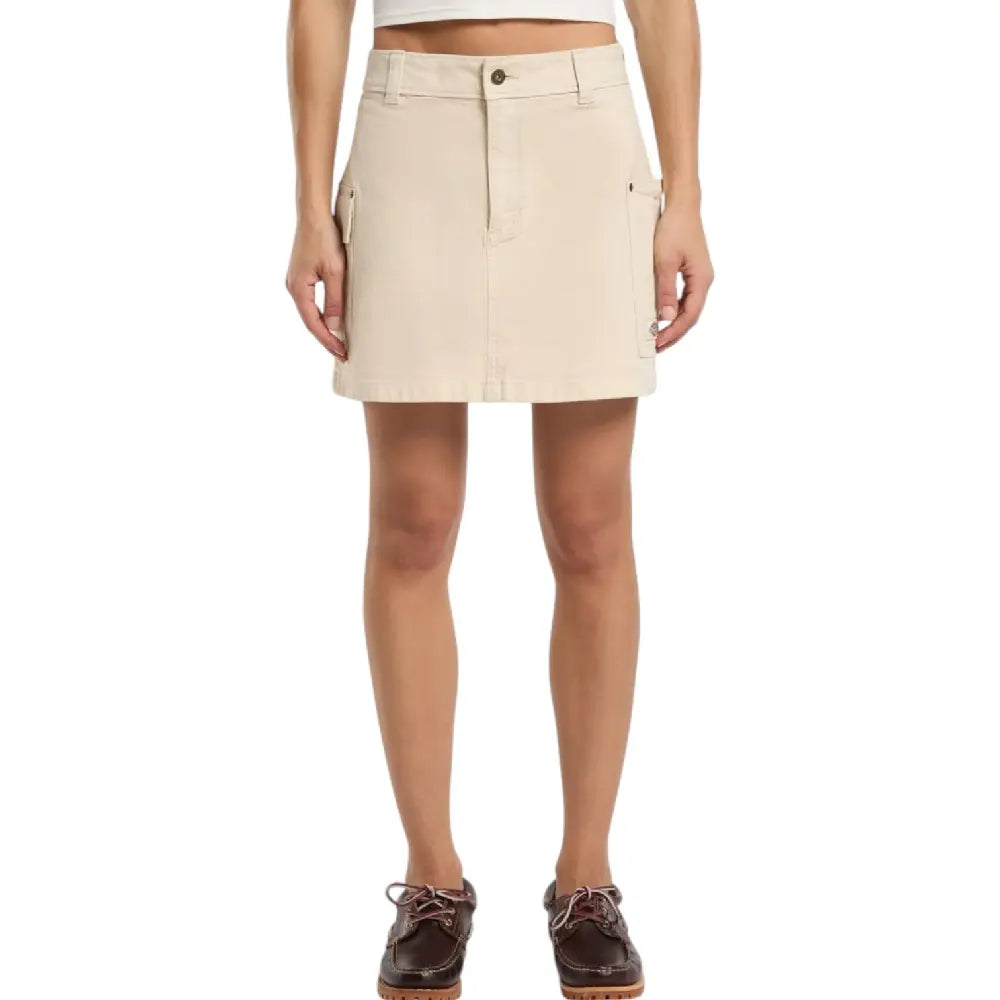 DICKIES River Ranch Mini Skirt Beige DK0A4Z89F901