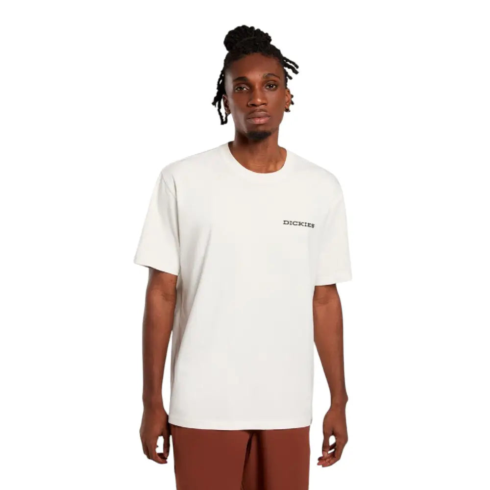 DICKIES Landascape Ss T-Shirt Egret DK0A4Z8VC481