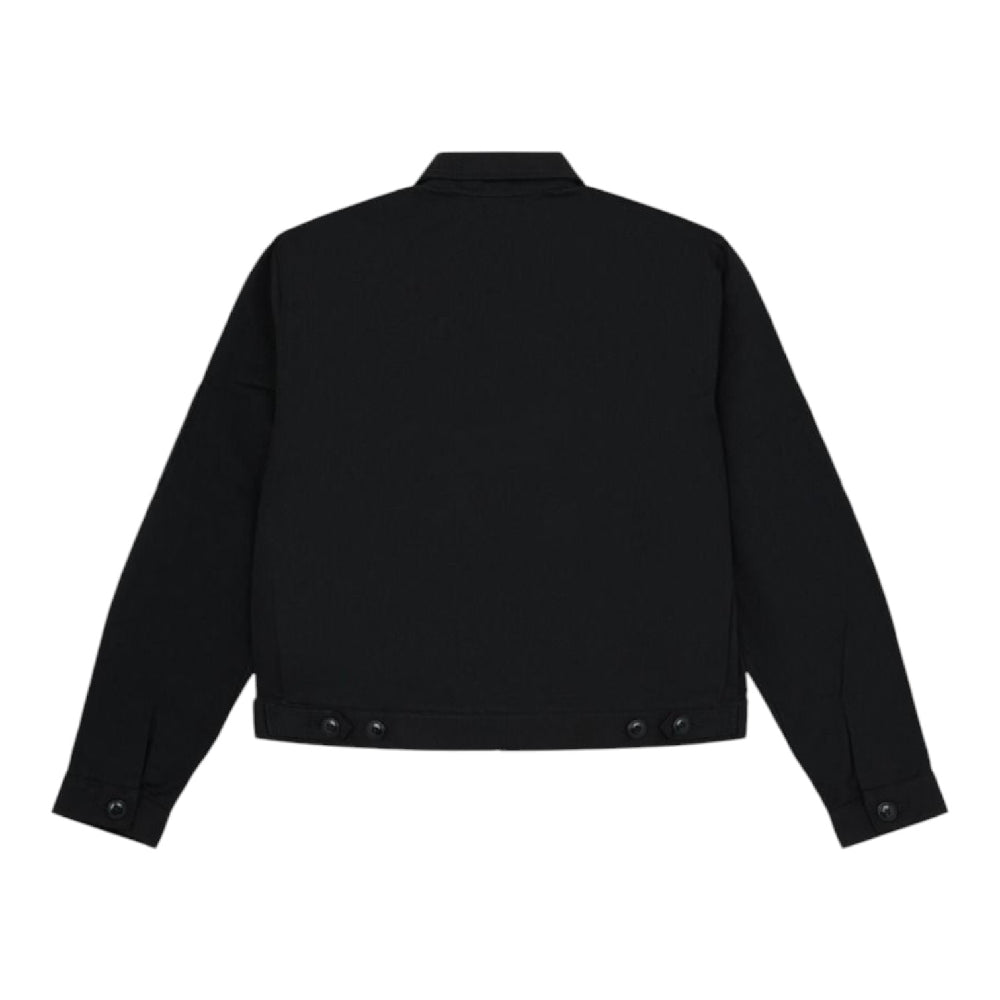 DICKIES Unlined Cropped Eisenhower Jacket Black DK0A879GBLK1