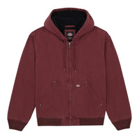 DICKIES Hilham Hooded Canvas Jacket Bordeaux DK0A87O5L161