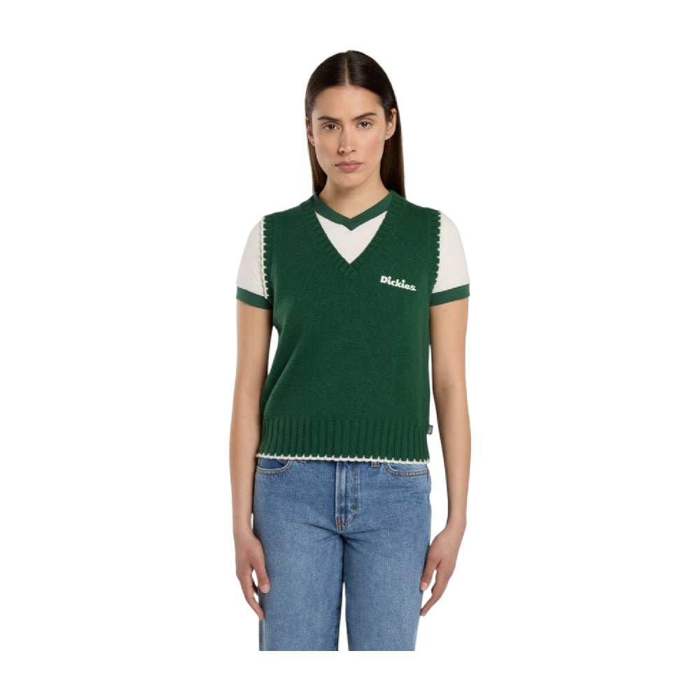 DICKIES Slayden Sweater Vest Green DK0A87P2PIN1