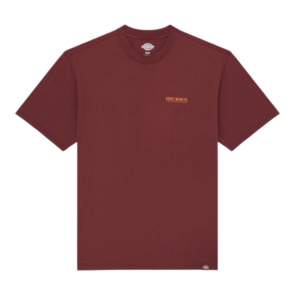 DICKIES Burns T-Shirt Bordeaux DK0A87QIL161