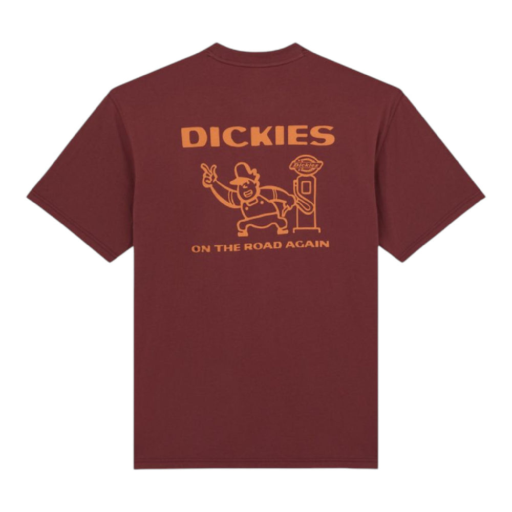 DICKIES Burns T-Shirt Bordeaux DK0A87QIL161
