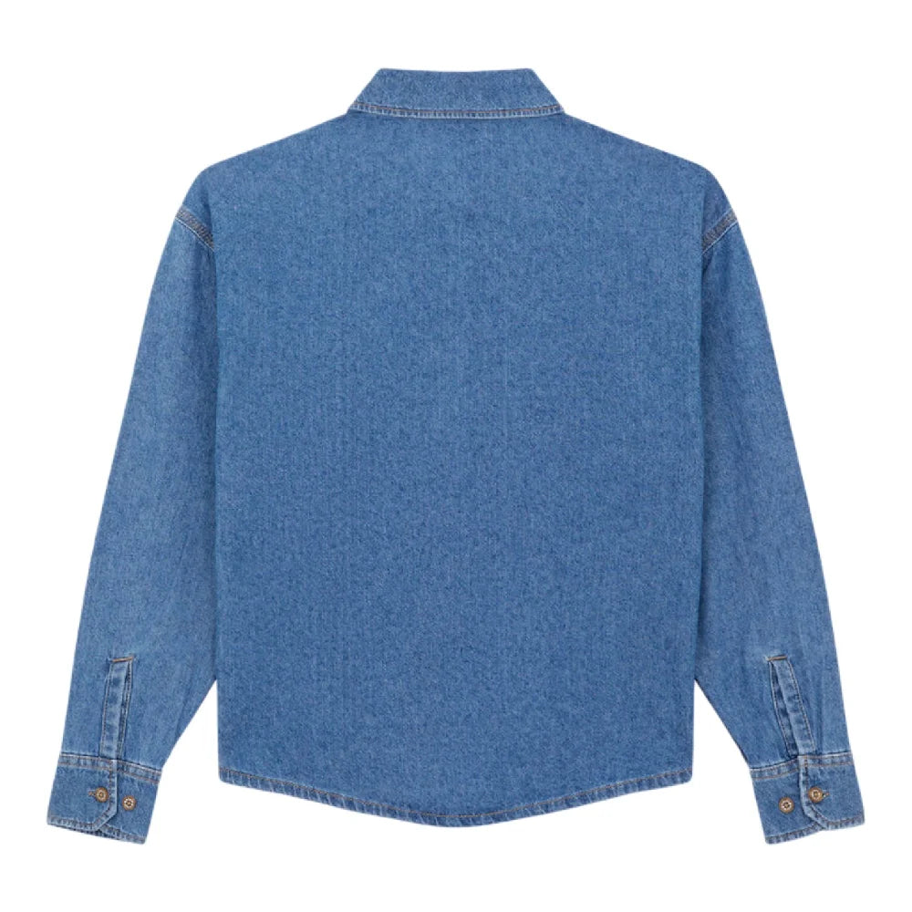 DICKIES Lightweight Denim Shirt Ls W Classic Blue DK0A8826CLB1