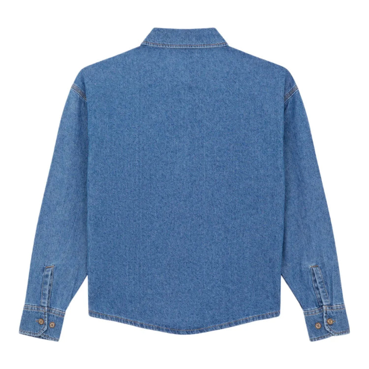 DICKIES Lightweight Denim Shirt Ls W Classic Blue DK0A8826CLB1