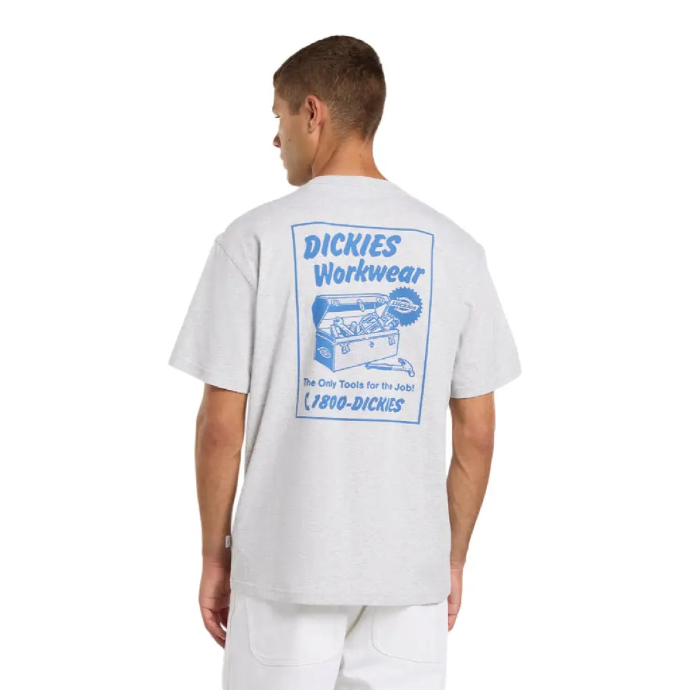 DICKIES Dry Ridge T-Shirt Light Grey DK0A8853A281