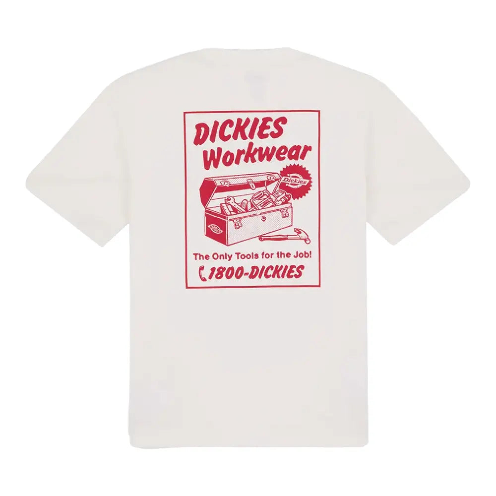 DICKIES Dry Ridge Ss T-Shirt White DK0A8853C481