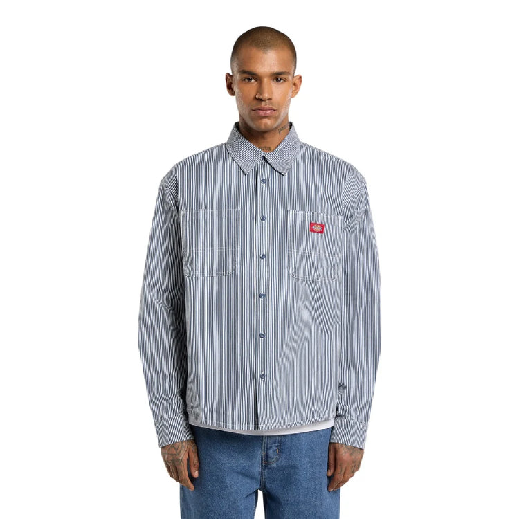 DICKIES Hickory Work Shirt Retro Indigo DK0A889SRI21