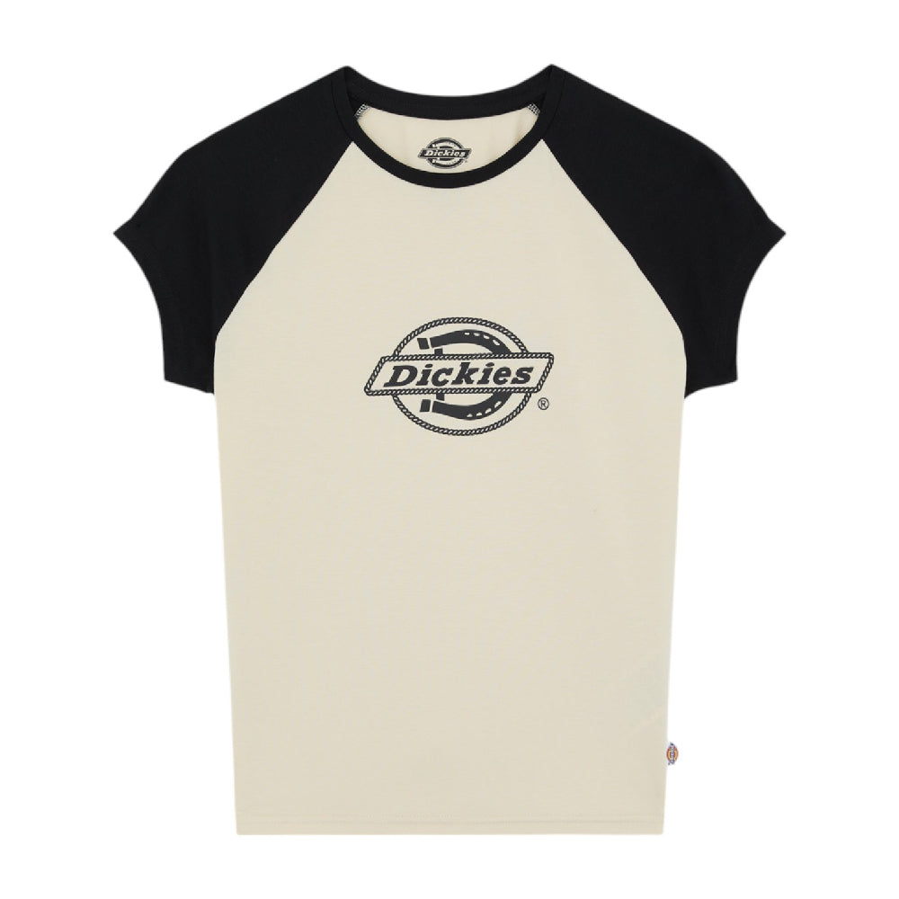 DICKIES Forth Shaw Raglan T-Shirt Black White DK0A88DRBLK1