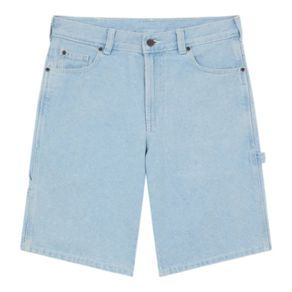 DICKIES 993 11 Inch Carpenter Short Jeans Vintage Aged Blue DK0A88FCC151