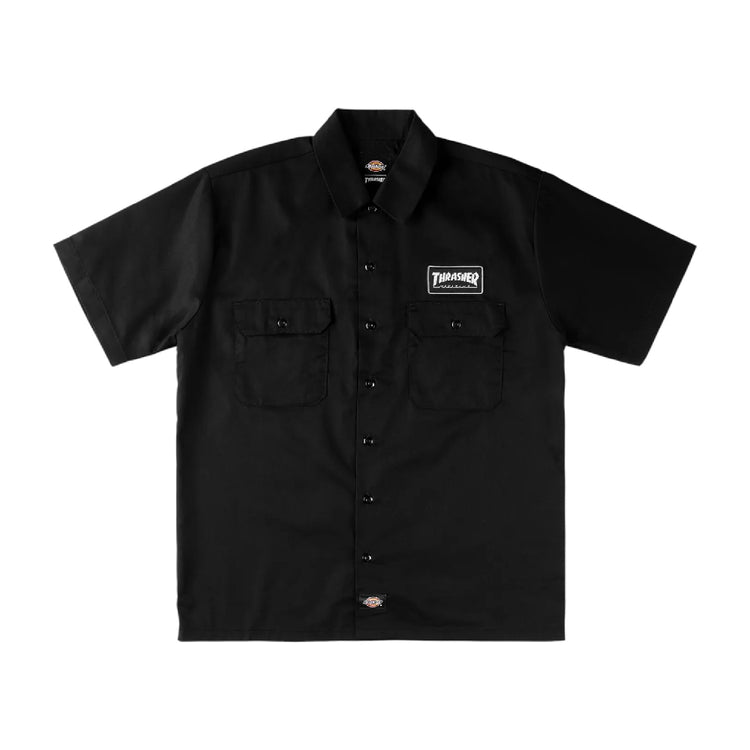 DICKIES Thrasher X Dickies Work Shirt Black DK0A88HTBLK1