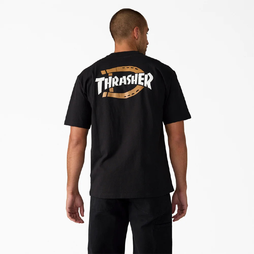 DICKIES Thrasher X Dickies T-Shirt Black DK0A88IUBLK1