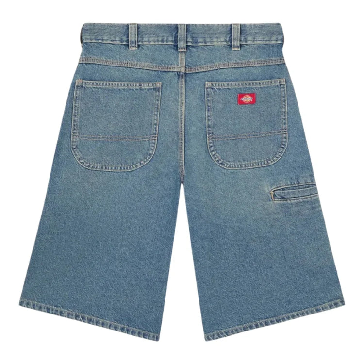 DICKIES 958 13 Inch Loose Short Jeans Khaki Tinted Blue DK0A88JPL231