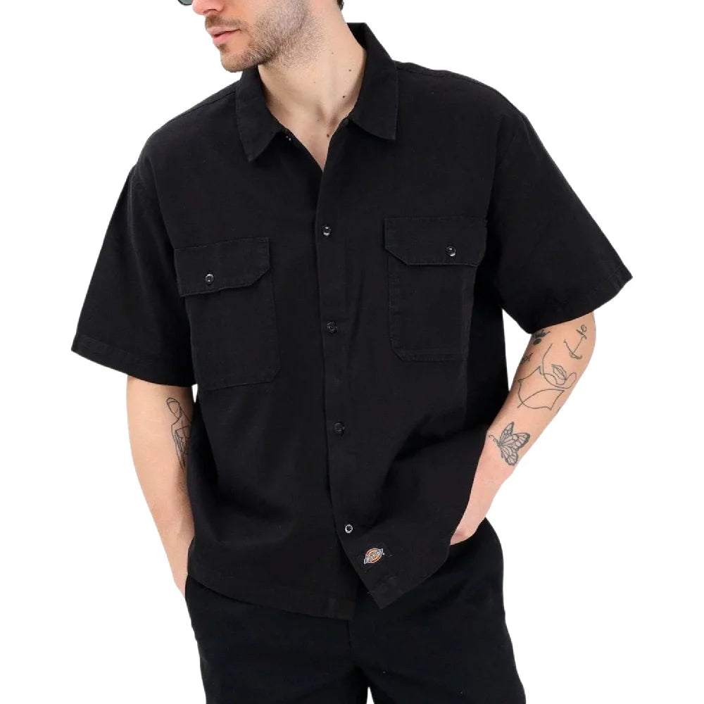 DICKIES 247 Gd Work Shirt Ss Black DK0A88N9BLK1
