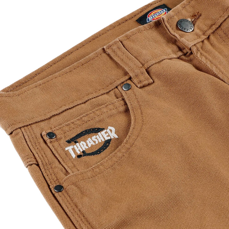 DICKIES Thrasher X Dickies Pant Brown DK0A88OP0BD1