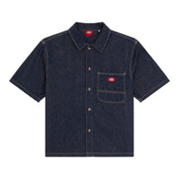 DICKIES Denim Shirt Ss Rinsed DK0A88PHRIN1