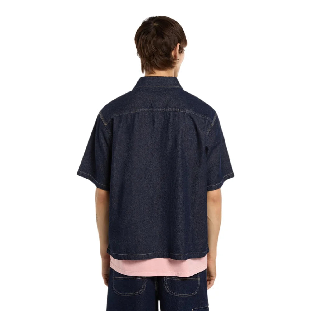 DICKIES Denim Shirt Ss Rinsed DK0A88PHRIN1