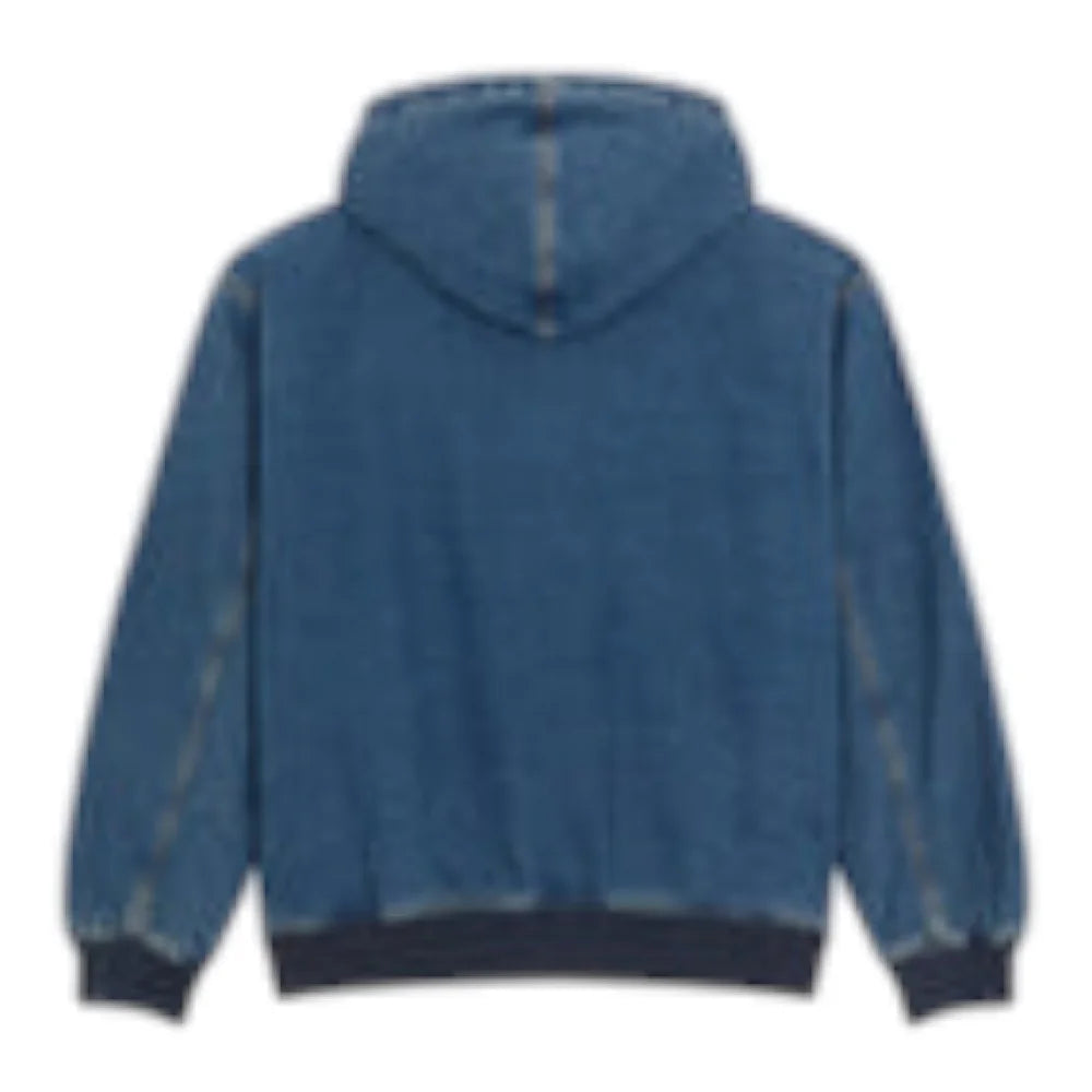 DICKIES Hilham Denom Hooded Bomber Jacket Blue DK0A89FBL891