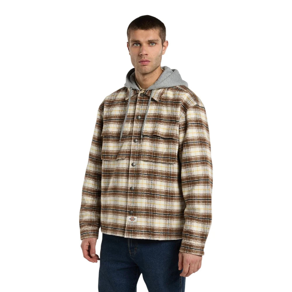 DICKIES Eustis Hooded Flannel Shaket DK0A89NNC481