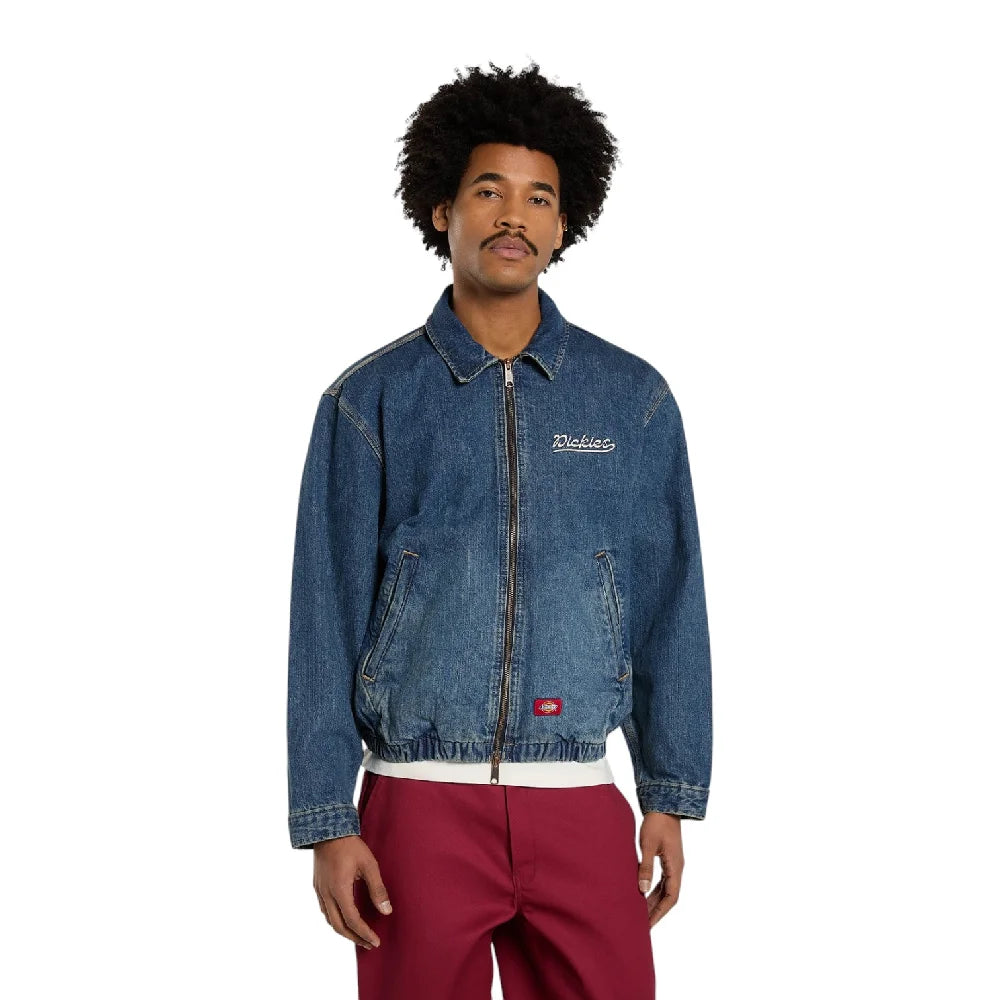 DICKIES Edgewood Unlined Denim Jacket Blue DK0A8BYIL891