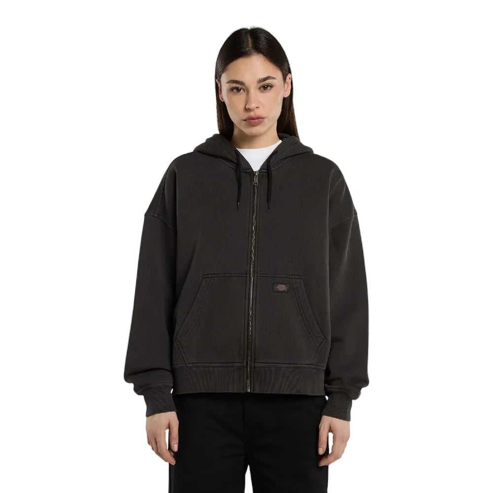 DICKIES Sutcliffe Zip Hoodie W Black DK0A8CDJBLK1