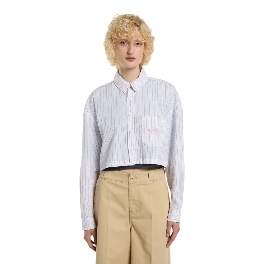DICKIES Shalimar Cropped Shirt W White DK0A8DED0WH1