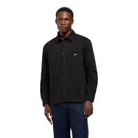 DICKIES 247 Garment Dye Work Shirt Black DK0A8DUBBLK1
