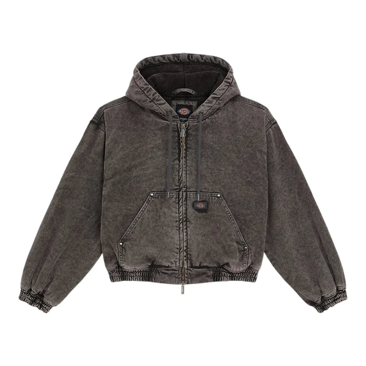 DICKIES Peoria Cvs Hooded Jacket W Charcoal DK0A8E4T0CH1