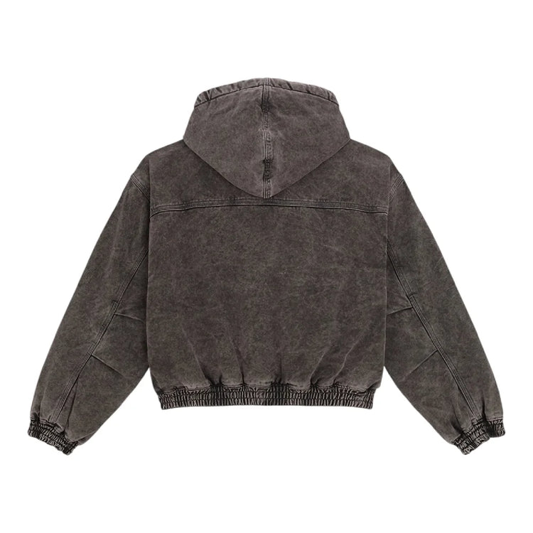 DICKIES Peoria Cvs Hooded Jacket W Charcoal DK0A8E4T0CH1