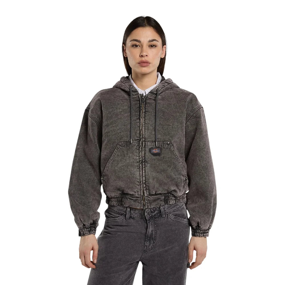 DICKIES Peoria Cvs Hooded Jacket W Charcoal DK0A8E4T0CH1