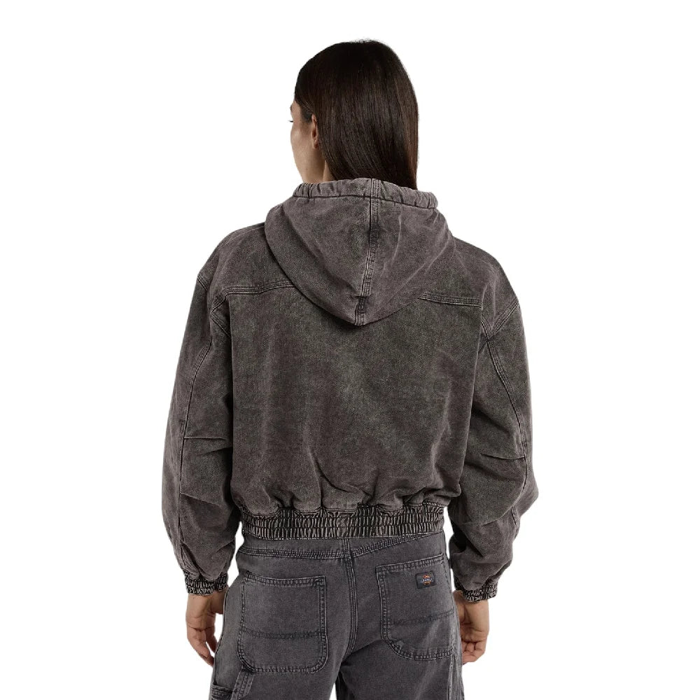 DICKIES Peoria Cvs Hooded Jacket W Charcoal DK0A8E4T0CH1