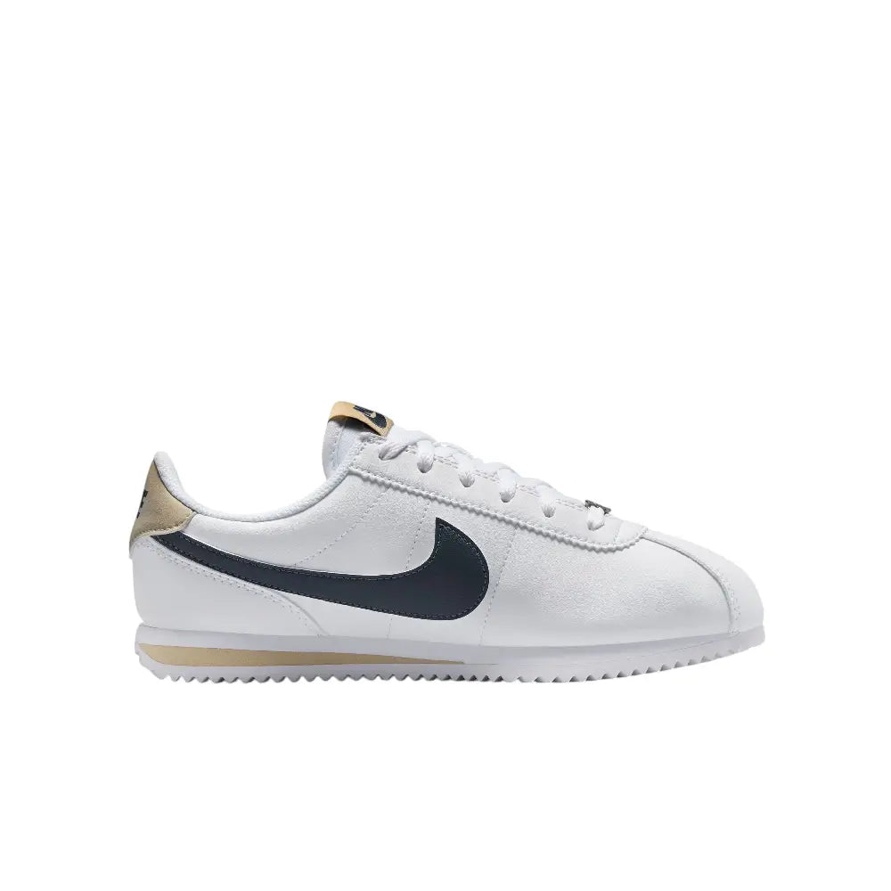 NIKE Cortez White Khaki Thunder Blue GS DM0950-114
