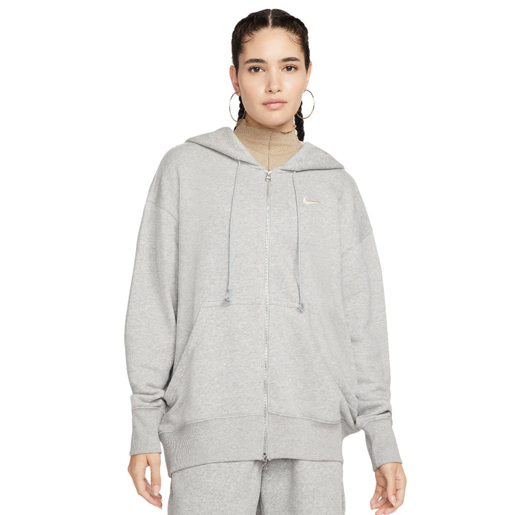 NIKE Sportswear Phoenix Fleece Oversized Full-Zip Hoodie Grey DQ5758-063