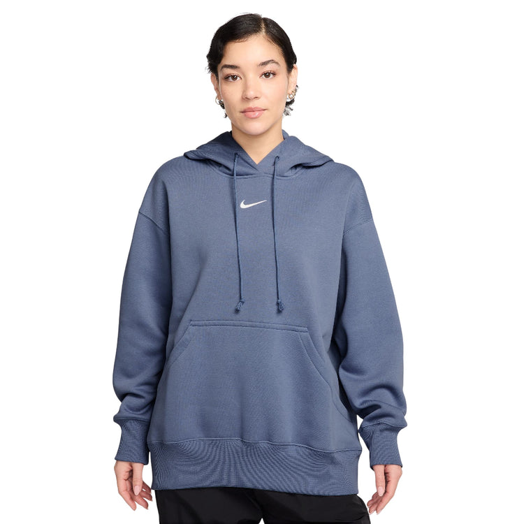 NIKE Sportswear Phoenix Fleece Oversized Pullover Hoodie Blue DQ5860-499