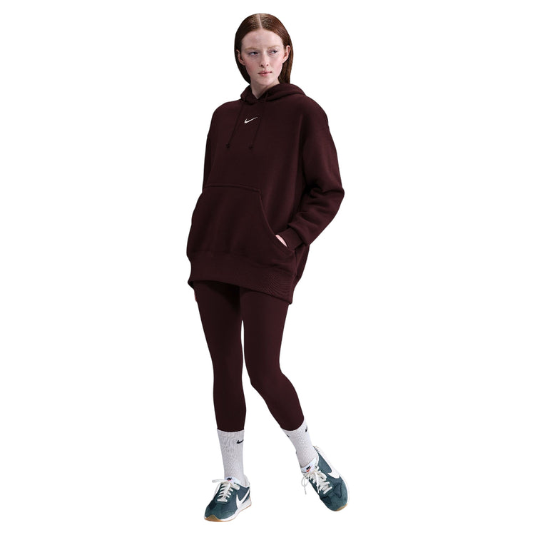 NIKE Sportswear Phoenix Fleece Oversized Pullover Hoodie Red DQ5860-652