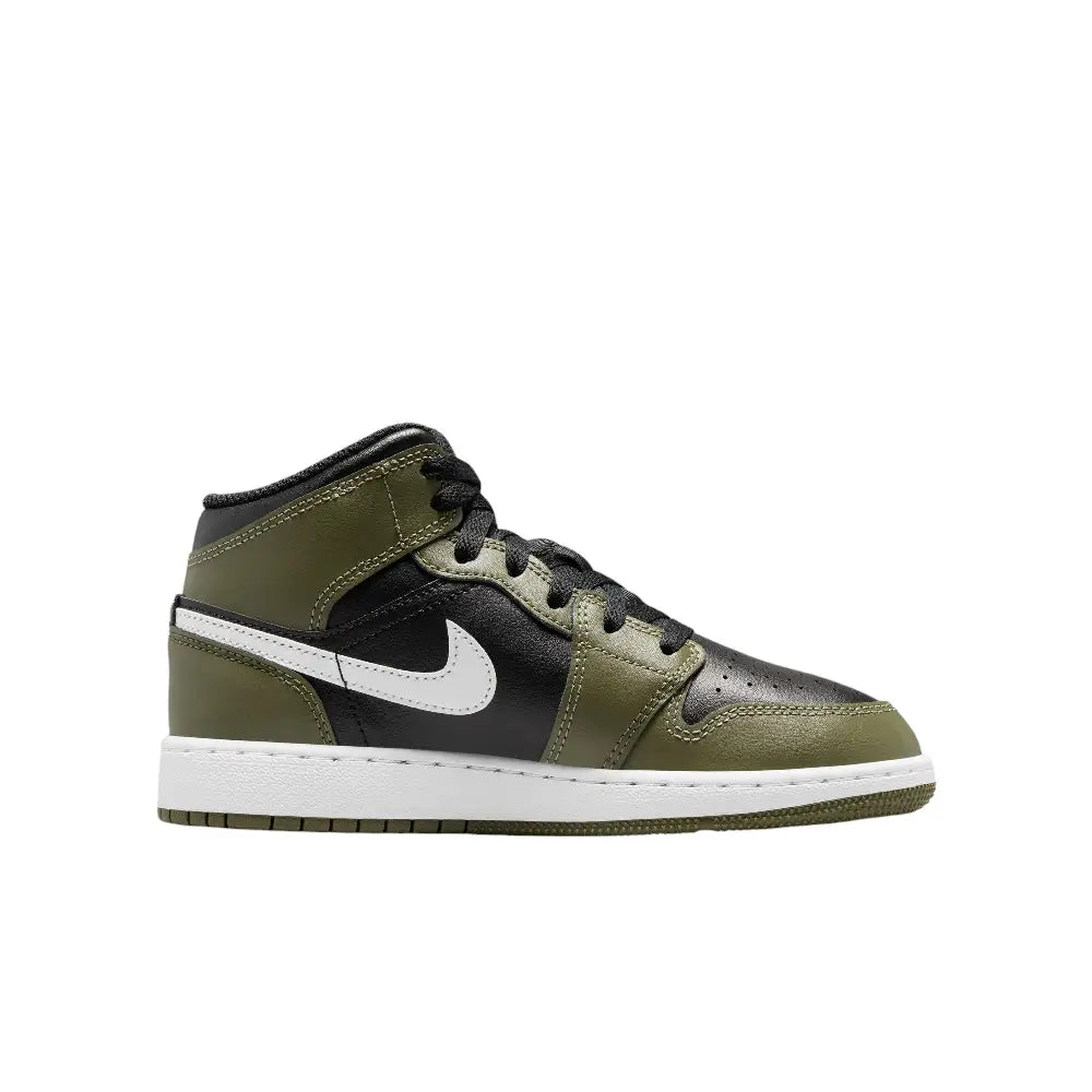 JORDAN Air Jordan 1 Mid Medium Olive (GS) DQ8423-092