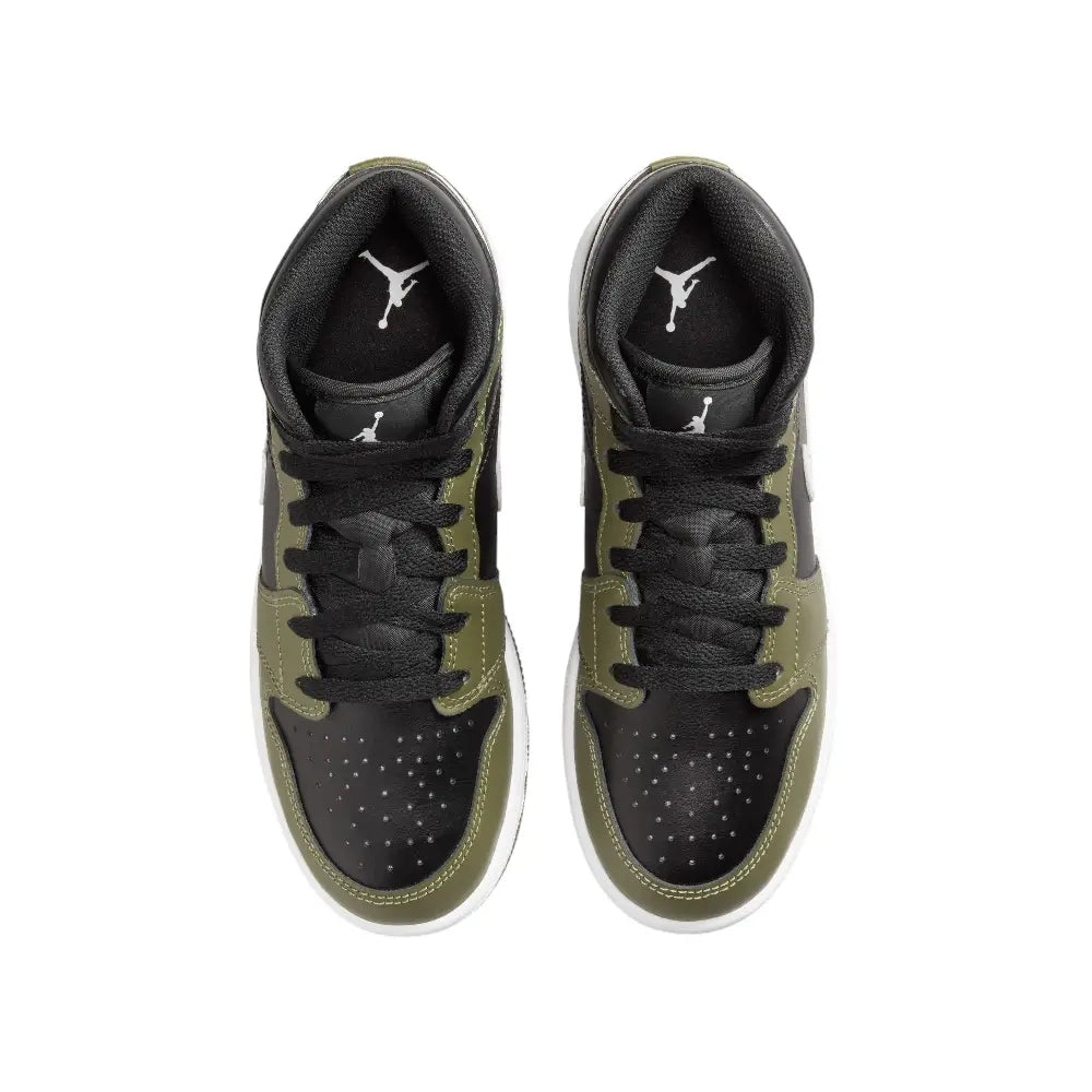 JORDAN Air Jordan 1 Mid Medium Olive (GS) DQ8423-092
