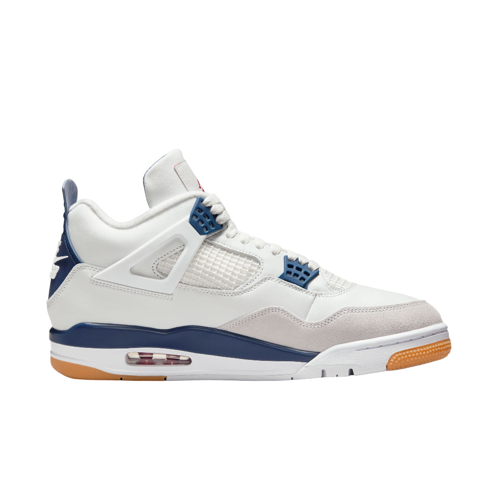 JORDAN Nike SB x Air Jordan 4 SP White Navy Sneakers DR5415-100