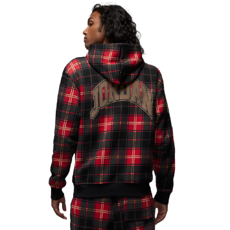 JORDAN Essential Holiday Fleece Hoodie Red DV1578-612