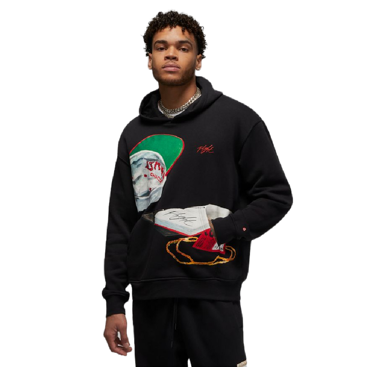 JORDAN Artist Series by Jacob Rochester Fleece Hoodie Black DV1593-010