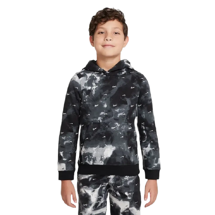 NIKE B NSW CLUB FLC PO FT AOP HO22 DV3059-010