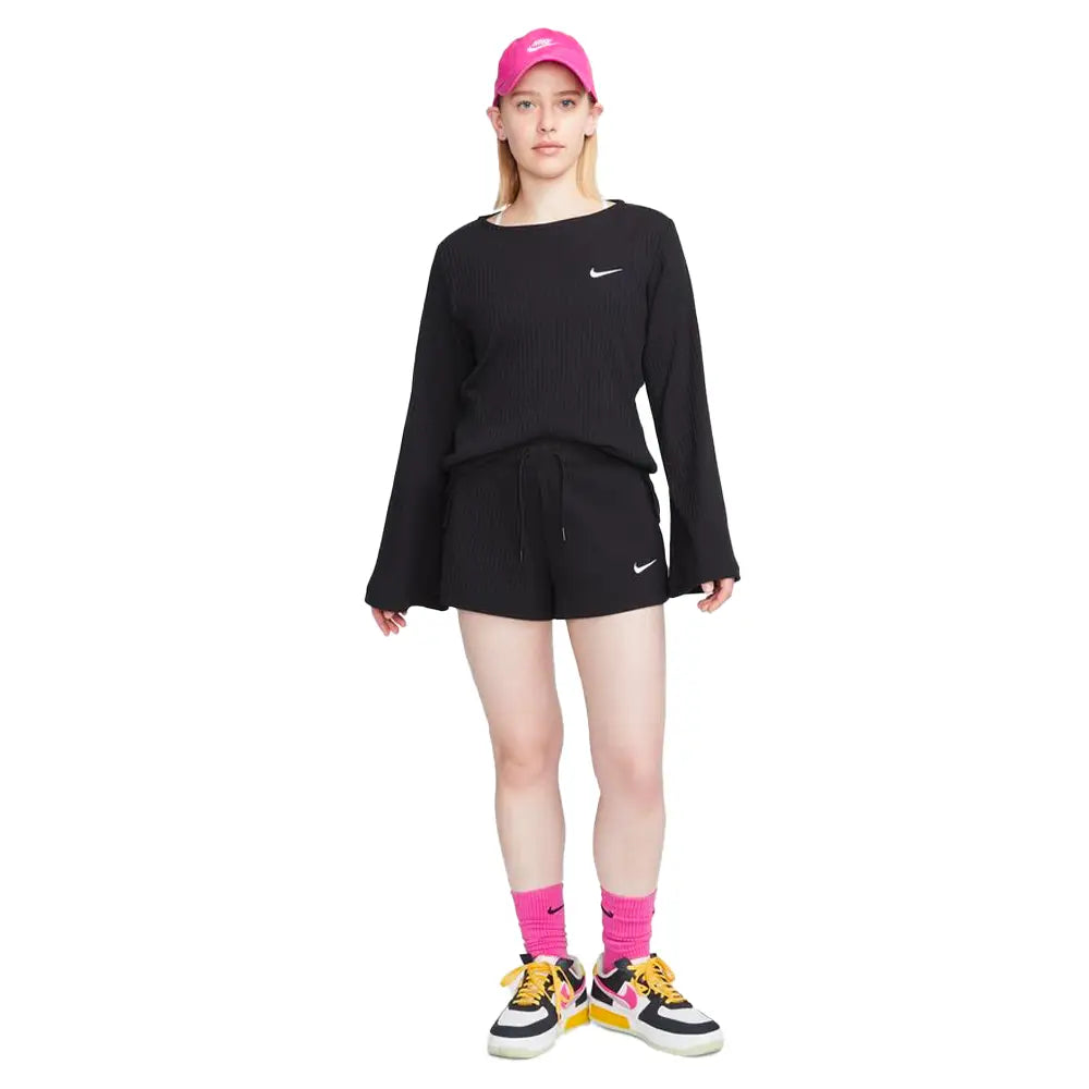 NIKE W NSW RIB JRSY SHORT DV7862-010