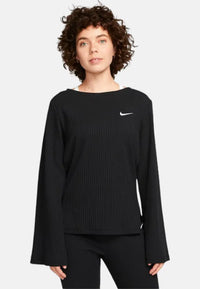 NIKE W NSW RIB JRSY LS TOP DV7866-010