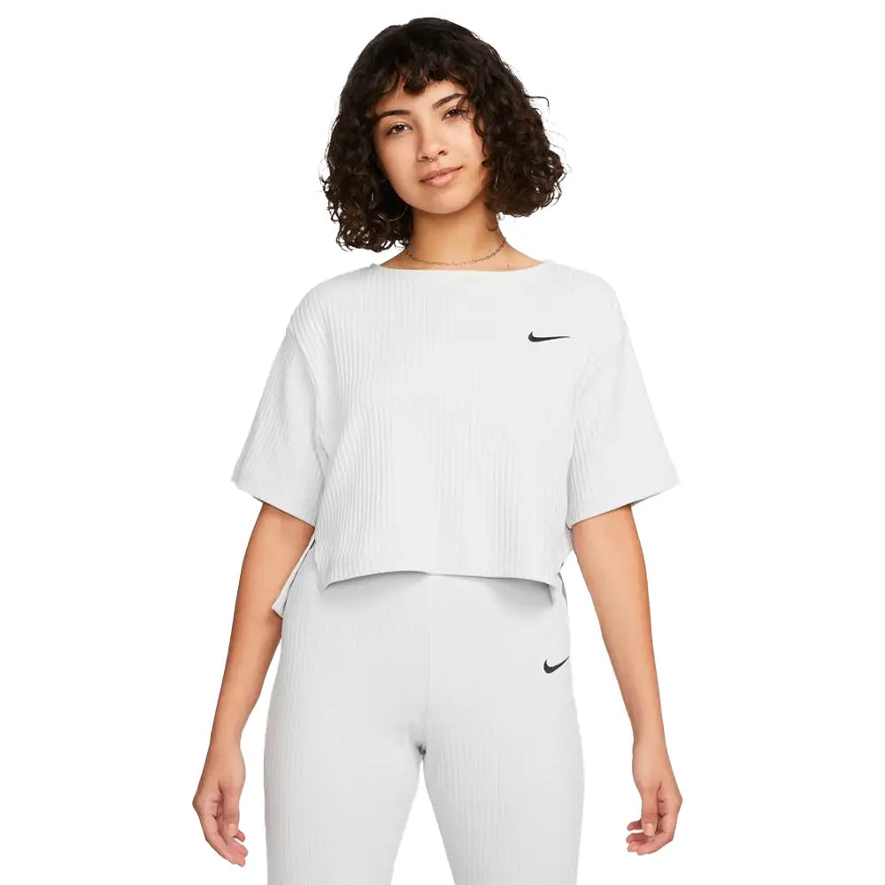 NIKE W NSW RIB JRSY SS TOP DV7870-025