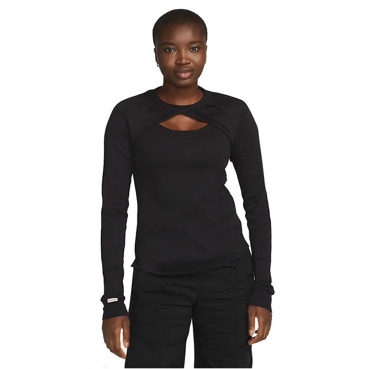NIKE W NSW CUT OUT LS TOP  SC DV8214-010