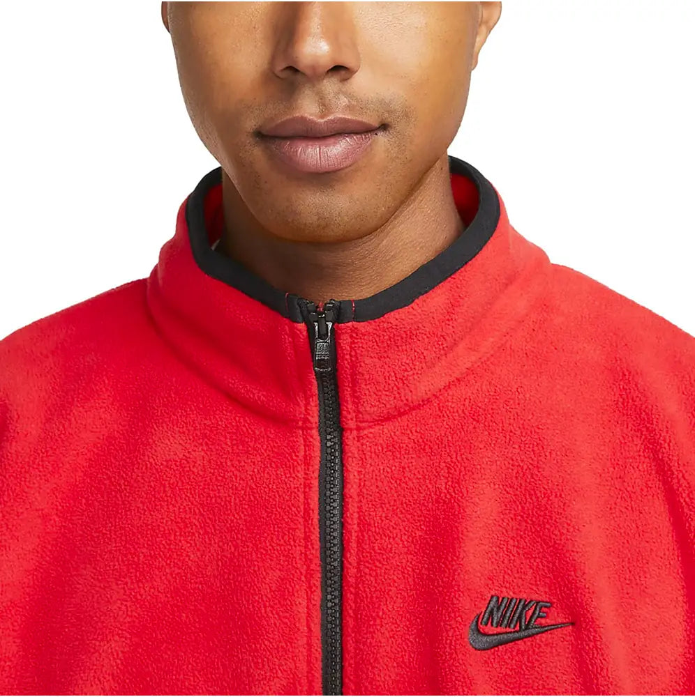 NIKE  Club Fleece+ 1/2-Zip Fleece Sweat Red DX0525-657